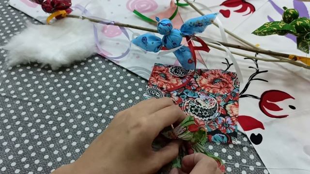 МК Птичка из ткани смотреть онлайн