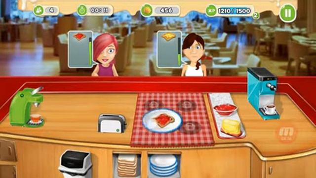 Breakfast Cooking Mania Unlocking Level 6-9 смотреть онлайн