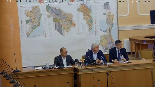 Брифинг об окончании разработки Плана зонирования территории г.Одессы. смотреть онлайн