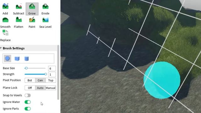 Как редактировать ландшафт в роблокс студио? Уроки по роблокс студио. Урок #11! смотреть онлайн