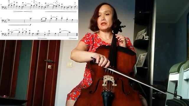 Как играть Oblivion на виолончели (ноты прилагаются) смотреть онлайн