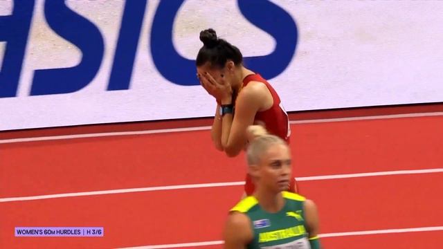 Women's 60m Hurdles, Heats 1 to 6. Štark Arena, Belgrade, Serbia. AM Session, March 19, 2022. смотреть онлайн