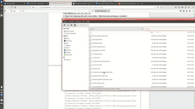 Linux scanner kurulumu Panasonic KV-SL1056 Linux driver install Linuxda panasonic KV-SL1056 scanner смотреть онлайн