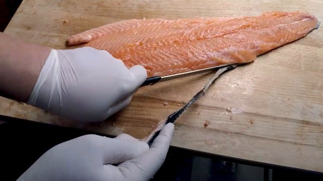 Засолка и разделка КРАСНОЙ РЫБЫ. Очень быстро и просто. Всегда удачная малосольная семга, форель