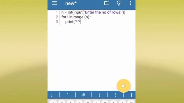 Printing Stars "*" in Right Triangle Shape | Python Pattern Program | String Multiplication #Python смотреть онлайн