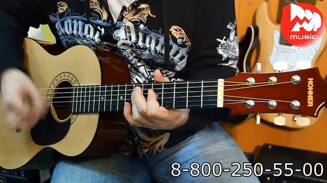 Гитара акустическая HOHNER HW03 смотреть онлайн