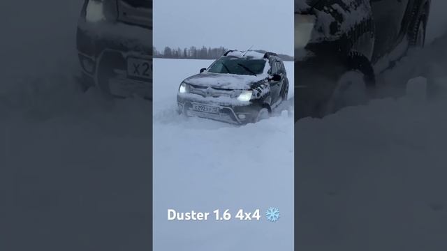 Дастер в условиях глубокого снега ❄️ #duster4x4 #offroad смотреть онлайн