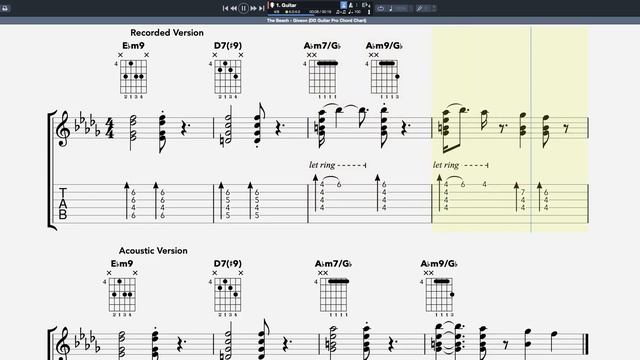 The Beach Guitar Chords - Giveon смотреть онлайн
