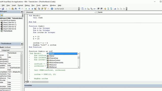 VBA 8 Function in VBA смотреть онлайн