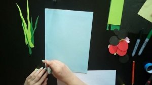 Аппликация из цветной бумаги «Лето»