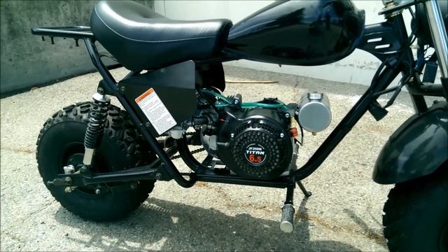 Monster Dog (Baja Warrior) Minibike with Titan Crate Engine смотреть онлайн