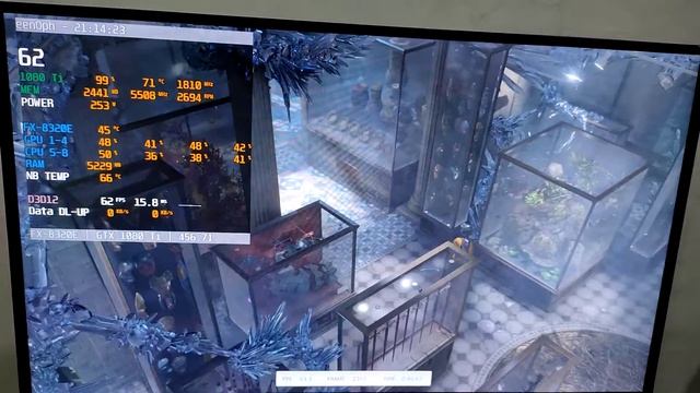 Gigabyte GTX 1080 Ti Gaming OC 11G - Stress test смотреть онлайн