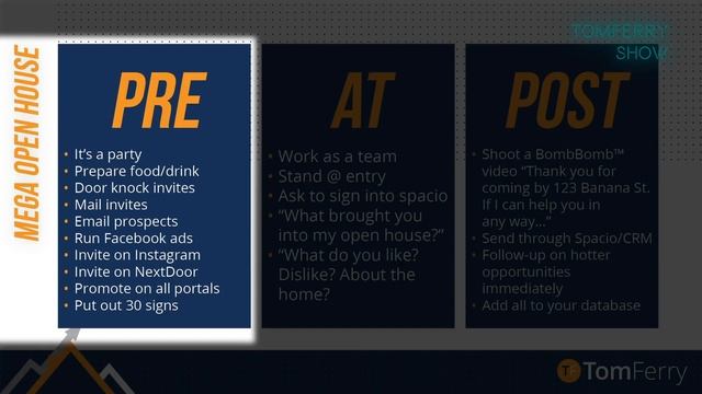 3 Tips on How to Optimize Your Next Open House & Maximize More Listings! | #TomFerryShow S3:E4 смотреть онлайн