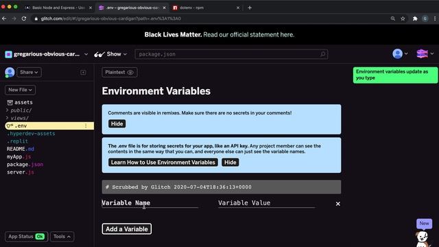 06 - Use the .env File - Basic Node and Express - freeCodeCamp Tutorial смотреть онлайн