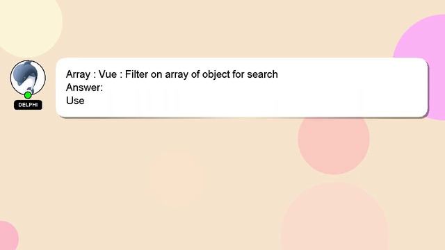 Array : Vue : Filter on array of object for search смотреть онлайн
