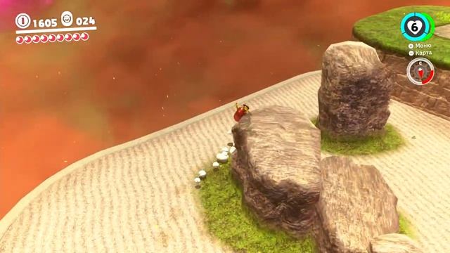 Super Mario Odyssey КООП на Nintendo Switch - БИТВА С ДРАКОНОМ и ОГРОМНЫМ РОБОТОМ #11