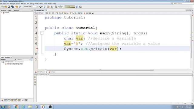Novice Java Tutorial with Apache NetBeans 11.0: 7 Declaring and Assigning Primitive Type смотреть онлайн