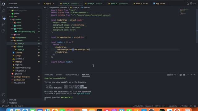 Build Spotify UI In React.js | Spotify Clone In React.js Part 2 смотреть онлайн