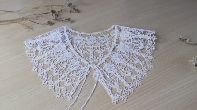 Изысканный ВОРОТНИЧОК крючком. ВЯЖЕМ вместе. Шаг за шагом.