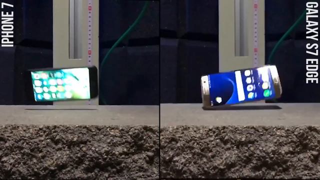 IPhone 7 Vs. Galaxy S7 Edge Drop Test!
