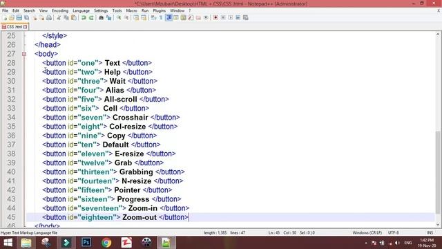 Cursor Property How to Change the Shape of Pointer in CSS | Crosshair Pointer Hand shapes смотреть онлайн