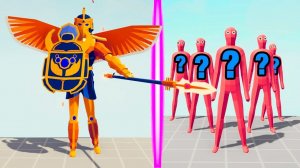 WARRIOR RA TEAM vs RANDOM TEAM | TABS - Totally Accurate Battle Simulator