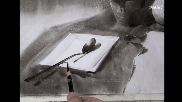 Still-life drawing with pencil and charcoal | Time-lapse смотреть онлайн
