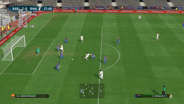 Pes 2017-Intel HD 510 graphics-i5 6402p-4gb ram-1080p-high settings. смотреть онлайн