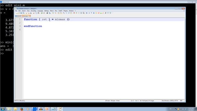 Octave Tutorial #6 - Functions