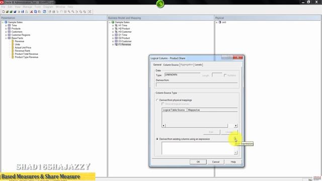 OBIEE Building Repository Creating Level Based Measures AND Share Measure Shad 12 смотреть онлайн