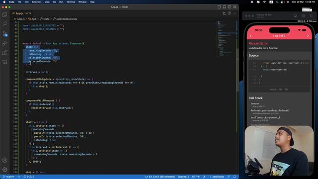 Master React Native by Building a Stop Watch Timer App - Easy Tutorial смотреть онлайн