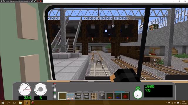 Minecraft Real Train Mod City смотреть онлайн