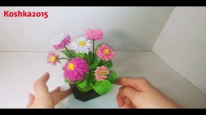 #ЦВЕТЫ ИЗ БИСЕРА МАРГАРИТКИ АНОНС от Koshka2015 - цветы из бисера,  бисероплетение Beaded flowers