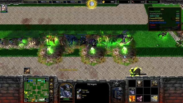 Warcraft 3 DBZ Hero Maze TD - I'm too good at tower defense. смотреть онлайн