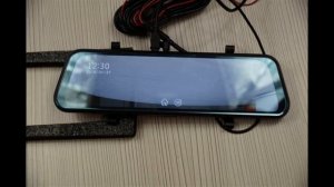 Автомобильное зеркало заднего вида с регистратором и камерой заднего вида | #Обзор