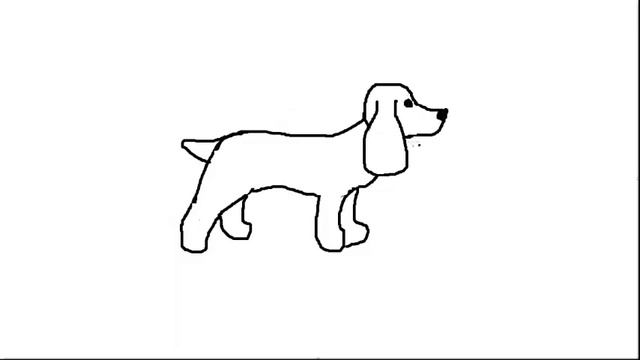Как нарисовать собаку породы спаниель #dog #dogpicture #howtodraw смотреть онлайн