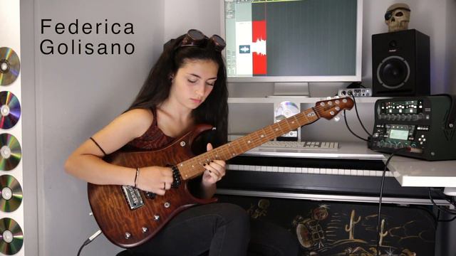 The Best Of Times - Dream Theater -  Guitar Solo - Federica Golisano 15 Years OLD Dr. Viossy Versio