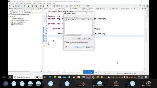 Selenium Class 3 Tool setup and demo program (24/5/2023) смотреть онлайн