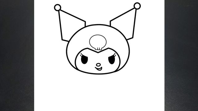 COMO DESENHAR A KUROMI DA HELLO KITTY - SANRIO
