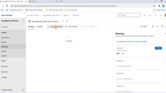 Part 17-Create Backlog/worktime and sprint in Azure Board with Scrum process |Azure DevOps Tutorial смотреть онлайн