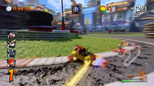 CTR: Nitro-Fueled Online - Reverse Race #19 смотреть онлайн