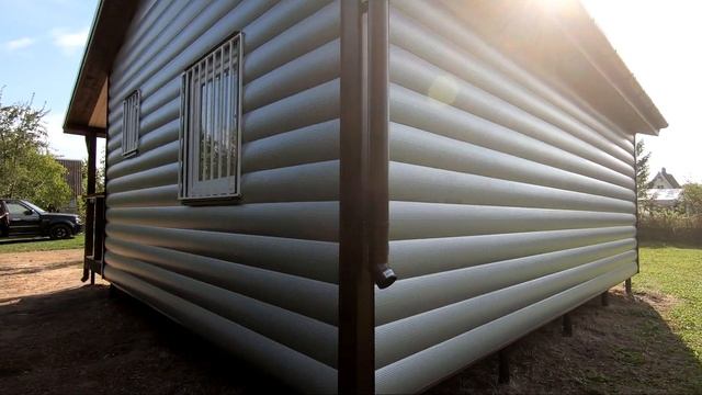 Дачный домик всесезонный 40 м2.(6400*6400) смотреть онлайн