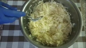 Капустная запеканка с рисом и яйцом./Ужин для всей семьи.