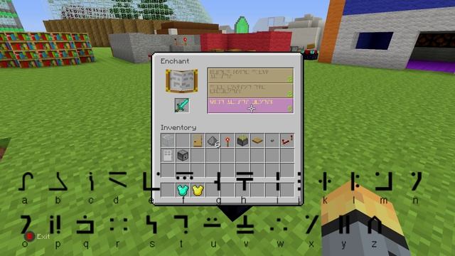 Minecraft Xbox 360 / PS3: How To Read Enchantment Table Text смотреть онлайн