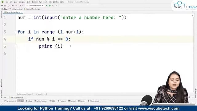 Python Program to Find the Factors of a Number - Complete Tutorial смотреть онлайн
