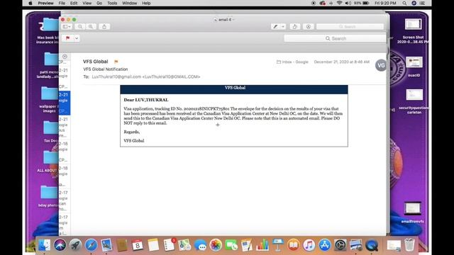 Email Updates from VFS GLOBAL in the 2 Way Courier Service EXPLAINED ! REQUESTED ADDITIONAL DETAILS смотреть онлайн