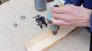 Ремонт пилы Интерскол-замена подшипников.