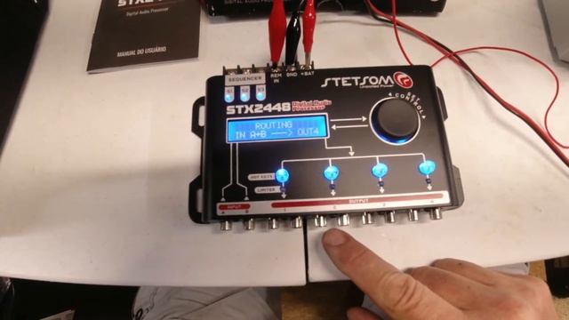 Stetsom STX2448 Digital audio processor equalizer crossover DSP and The user manual in english смотреть онлайн