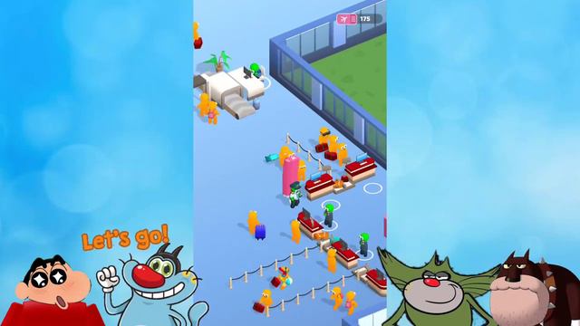 Oggy And Jack Playing Airport Master Game 😱 With Bob And Shinchan 🤣 Oggy Game Part 2 смотреть онлайн