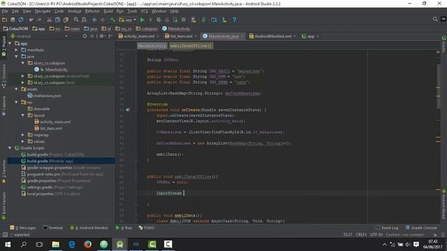 How to Retrieve JSON Object from assets смотреть онлайн